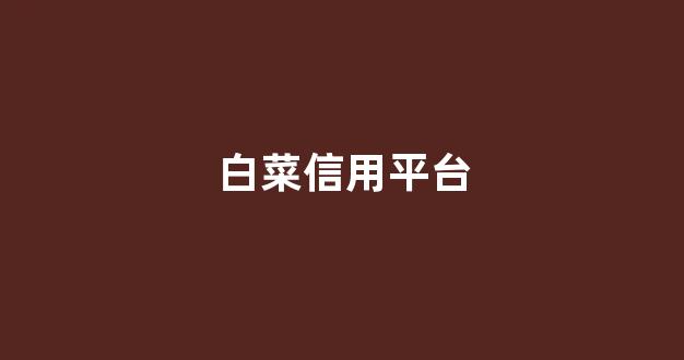 白菜公司网站